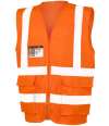 RS479 R479X Result Safe-Guard Executive Cool Mesh Safety Vest Fluorescent Orange colour image